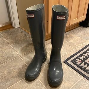 Womens Gray Hunter Boots